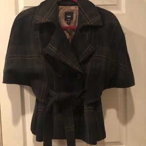 Tartan Tweed Capelet